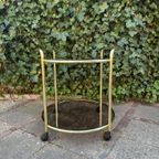 Vintage Serveer Trolley, Bar Trolley Hollywood Regency thumbnail 7