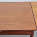 Vintage Teak Eettafel Deens Design Uitschuifbaar ‘60 Hout thumbnail 11