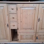 Massief Grenen Dressoir Tv Meubel thumbnail 4