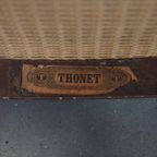 Leuke Originele Vintage Thonet Bistro Design Stoel Met Armleuningen thumbnail 13