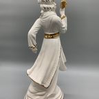 Xl Vintage Beeld Geisha Italiaans Keramiek thumbnail 3