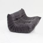 Togo Ligne Roset Sofa Brown Leather By Michel Ducaroy For Ligne Roset thumbnail 7