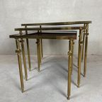 Vintage Brass ‘Nesting Tables’ thumbnail 6