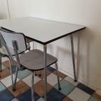 Vintage Formica Eettafel | Tafel 4 Stoelen thumbnail 5