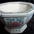 Nostalgische Chinese Plant Pot 8 Zijden Pasteltinten thumbnail 8