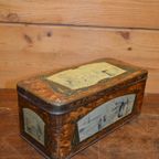 Vintage Blikken Doos Met Illustraties Jaren 1920-1930 thumbnail 2