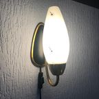 Wandlamp Melkglas Met Messing Details thumbnail 4