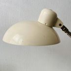Sis Wit Metalen Bureaulamp , Jaren 60 thumbnail 3