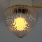 Vintage - Druppelvormige Plafondlamp - Glas - 60'S thumbnail 4