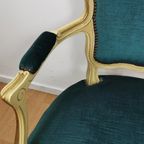 Brocante Vintage Franse Louis Xv Stoeltje, Fauteuil 304 thumbnail 12