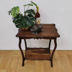 Landelijk Antiek Brocante Bijzettafeltje Plantentafeltje thumbnail 9
