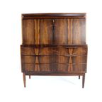 Erling Torvits Voor Klim Møbelfabrik Palissander Secretaire Bureau Kast Vintage Deens thumbnail 3