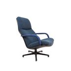 Artifort Swivel Chair Blue | F141 Geoffrey Harcourt Bureau thumbnail 4