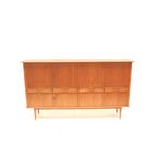 Groot Vintage Teak Highboard Gemaakt In De Jaren ’60 thumbnail 10
