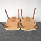 2 Vintage Eetkamerstoelen thumbnail 4