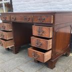 Klassiek Engelse Stijl Bureau Met 9 Lades, 76 Cm Hoog thumbnail 11