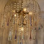 Xxl Opaline Murano Teardrop Hanglamp Kroonluchter thumbnail 8