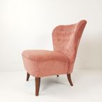 Artifort Clubfauteuil Roze Ribstof Cocktailstoeltje thumbnail 7