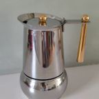 Vintage Postmoderne Gb Kitty Oro Guido Bergna Mokka Pot thumbnail 5