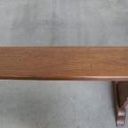 Luxe Antieke Halbank/ Bank Uit Frankrijk Voor Aan De Eettafel Met Prachtige Originele Details thumbnail 8