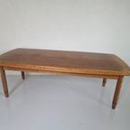 Mid Century Vintage Eiken Salontafel Design. thumbnail 2