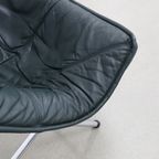 Foldable Lounge Chair In Leather By Teun Van Zanten For Molinari, 1970S thumbnail 10