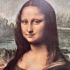 Mona Lisa, Poster Op Hout Geplakt. thumbnail 4