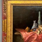 Jef Diels. Stilleven Met Boeken En Rookpijpen. thumbnail 7
