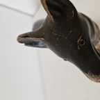 Artdeco Gips Beeld Antiek Beeld Herdershond thumbnail 7