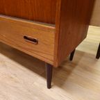 Vintage Deens Highboard Dressoir Teak Kast Kastje thumbnail 14