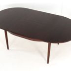 Palissander Ovalen Verlengbare Eettafel Tafel 'trespring' Vintage thumbnail 16