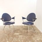 Mid Century W.H. Gispen For Kembo – “Model 302” Set Of 2 Chairs thumbnail 4