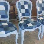 Set Van 6 Unieke Eetkamer Stoelen thumbnail 3