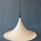 Mid Century Deense Witte Space Age Heksenhoed Hanglamp thumbnail 10