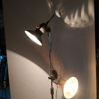 Vloerlamp Vintage Met 2 Bruine Spots (Hustadt Leuchten) thumbnail 5