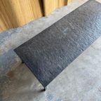 Vintage Brutalist Salontafel Leistenen Blad thumbnail 8