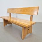 Vintage Eetkamer Set Schragentafel Bank Stoelen Krukken ´60 thumbnail 13