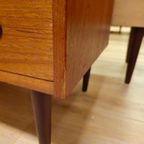 Vintage Deens Highboard Dressoir Teak Kast Kastje thumbnail 11