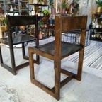2 Vintage Hugo Svensson Grenen Design Eetkamerstoelen thumbnail 12