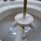 Plafondlamp Met Gips, Glas En Metaal thumbnail 7