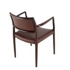 Set Van 2 +2 Stoelen Niels Otto Moller Model 65 + 80 Vintage Palissander thumbnail 7