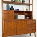 Scandinavisch Teak Fineren Boekenkast Forsol thumbnail 19