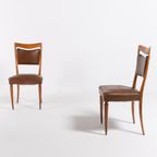 Mid-Century Italian Chairs / Eetkamerstoel / Stoel From Vittorio Dassi, 1950S thumbnail 3