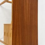 Scandinavisch Vintage Teak Fineren Bureau Veme thumbnail 6