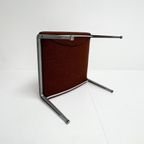 Zeldzame Fauteuil Met Voetenbank Toegeschreven Aan Gispen thumbnail 5