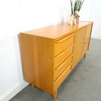 Fineer Dressoir Met Lades En Houten Handgrepen, Tv Meubel thumbnail 6