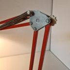 Vintage Oranje Architectenlamp Bureaulamp Klemlamp Desklight thumbnail 2