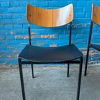 2x Vintage Industriële Stoelen, Italië 1960s thumbnail 7