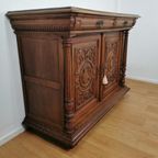 Antiek Vintage Landelijke Eiken Dressoir Wandkast Ladekast 2 thumbnail 10