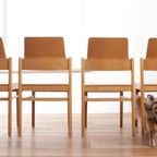 Vintage Design Houten Stoelen Met Plaats Voor Je Tijdschrift thumbnail 2